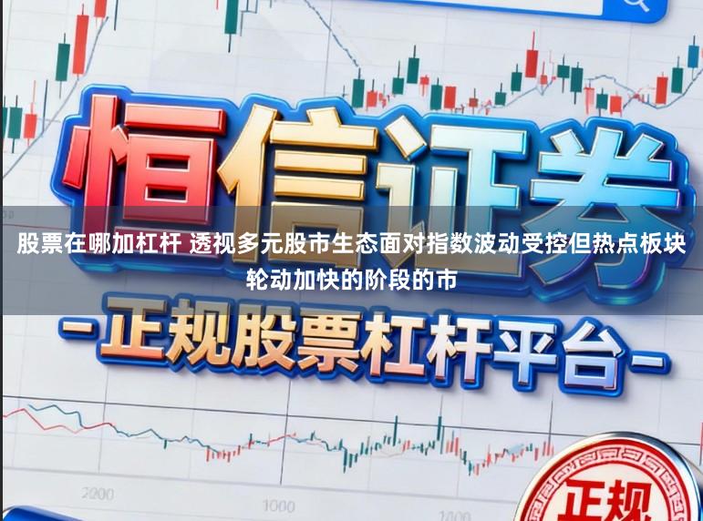 股票在哪加杠杆 透视多元股市生态面对指数波动受控但热点板块轮动加快的阶段的市