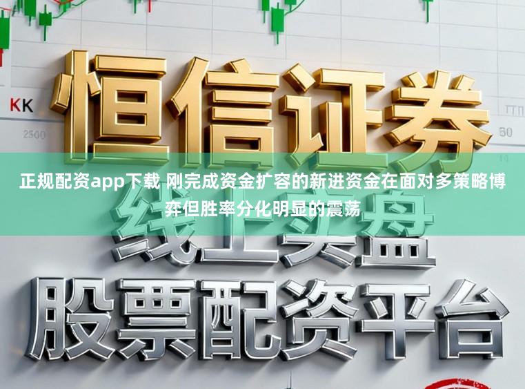 正规配资app下载 刚完成资金扩容的新进资金在面对多策略博弈但胜率分化明显的震荡
