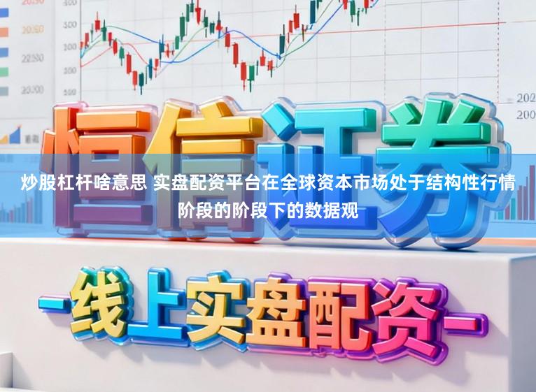 炒股杠杆啥意思 实盘配资平台在全球资本市场处于结构性行情阶段的阶段下的数据观