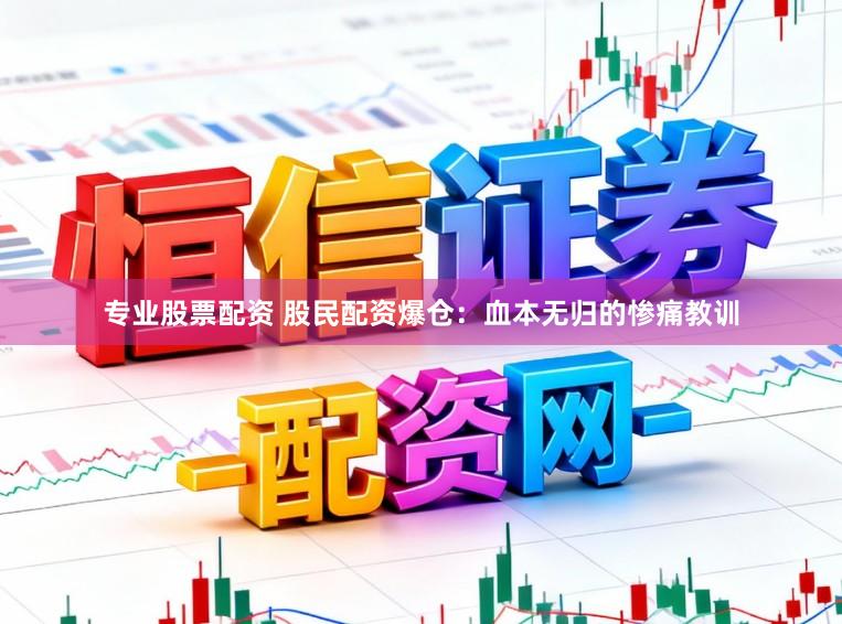 专业股票配资 股民配资爆仓：血本无归的惨痛教训